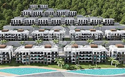 DİDİM AKBÜK'TE PANORAMİK DENİZ MANZARALI PRESTİJLİ PROJEDE 1+1