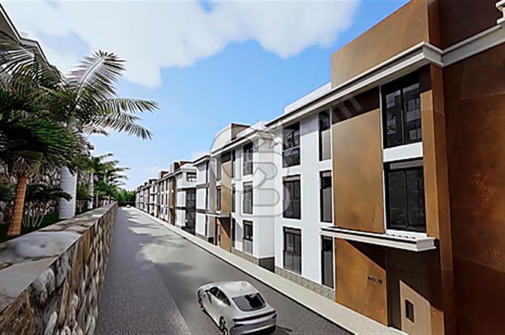 DİDİM AKBÜK'TE PANORAMİK DENİZ MANZARALI PRESTİJLİ PROJEDE 1+1