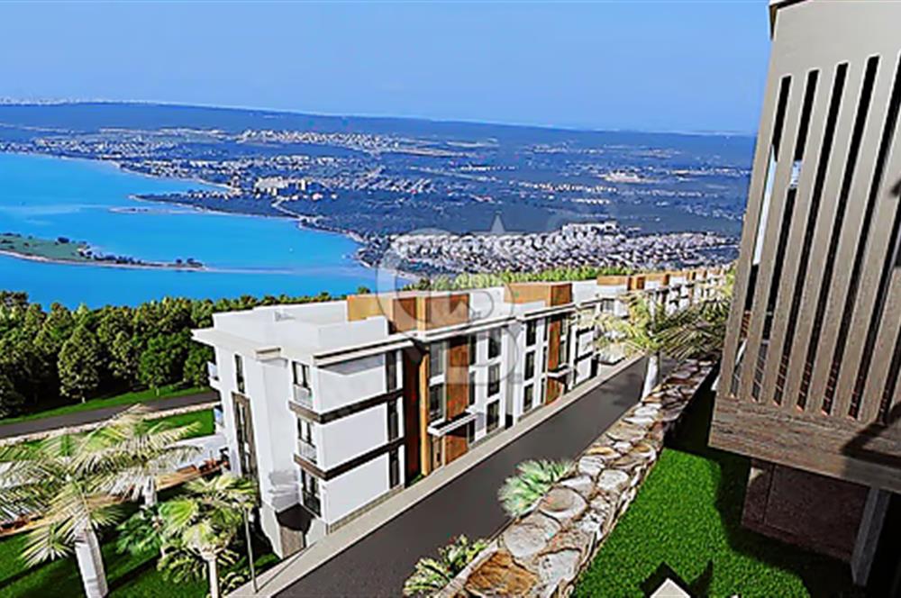 DİDİM AKBÜK'TE PANORAMİK DENİZ MANZARALI PRESTİJLİ PROJEDE 1+1