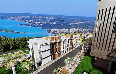 DİDİM AKBÜK'TE PANORAMİK DENİZ MANZARALI PRESTİJLİ PROJEDE 1+1