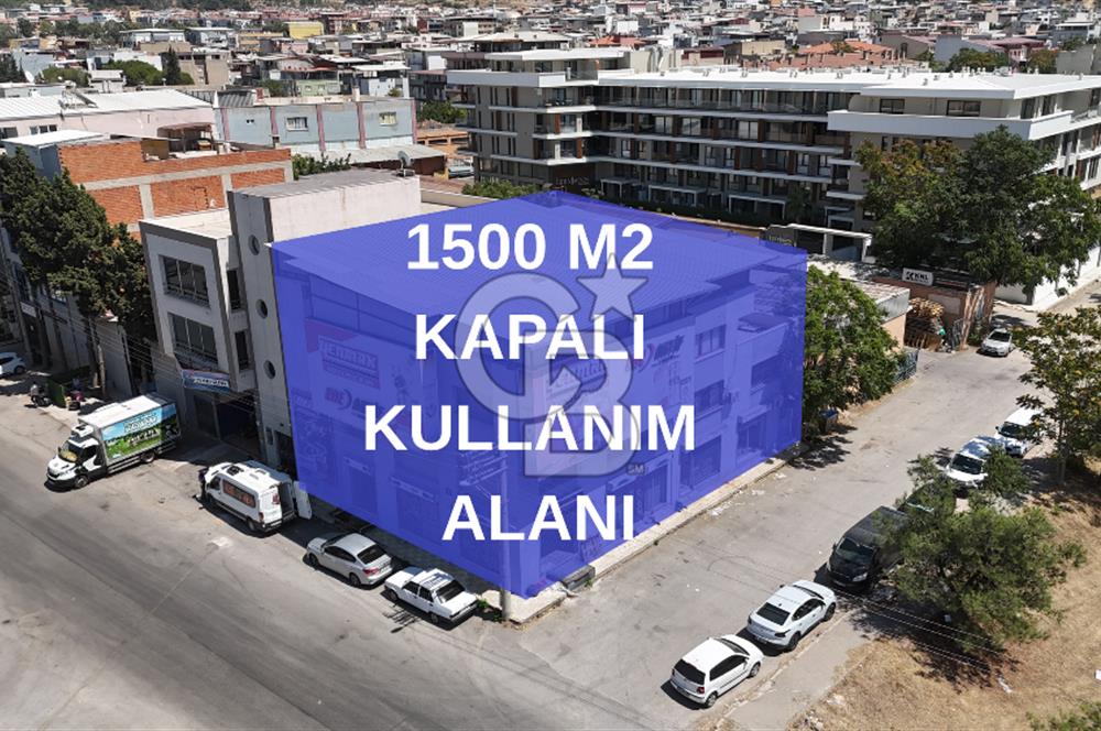 BORNOVA PINARBAŞI KÖŞE KONUM, 1.500 m² KOMPLE SATILIK BİNA