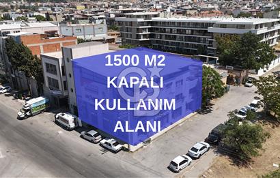 BORNOVA PINARBAŞI KÖŞE KONUM, 1.500 m² KOMPLE SATILIK BİNA