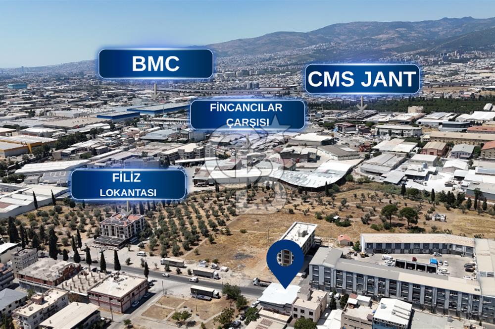 BORNOVA PINARBAŞI KÖŞE KONUM, 1.500 m² KOMPLE SATILIK BİNA