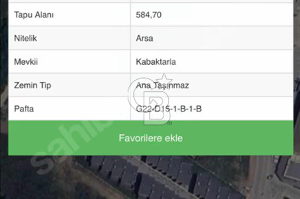 SATILIK HARİKA LOKASYONDA 584 M2 ARSA