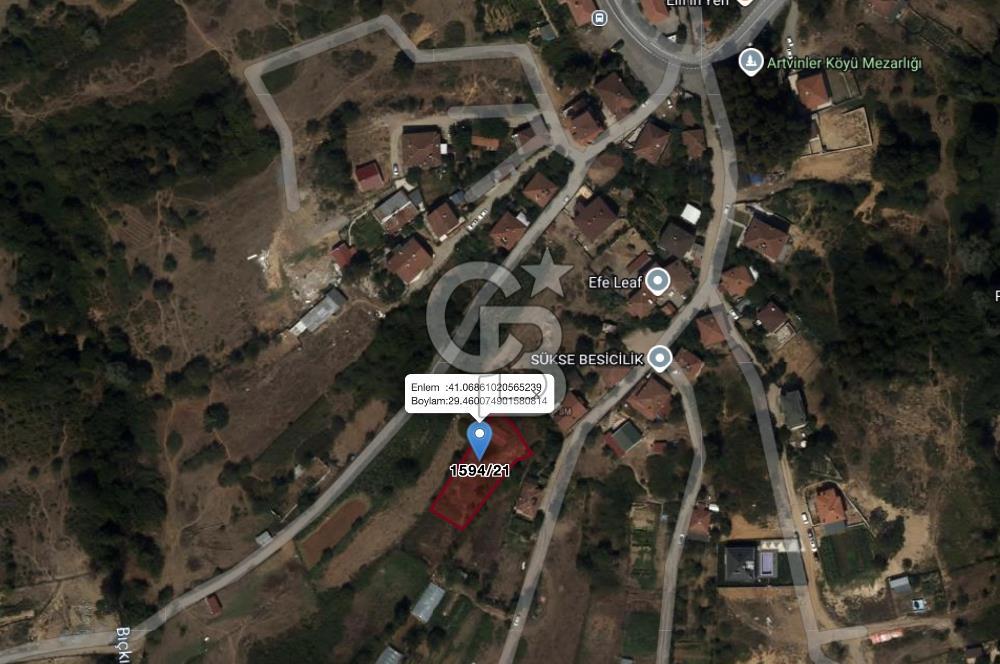ŞİLE KERVANSARAYDA KÖY İÇİ İMARLI 890 M² MÜSTAKİL TAPULU ARSA