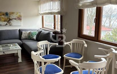 Sarıyer Rumeli Kavağında Deniz Manzaralı Eşyalı 1+1