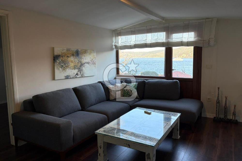 Sarıyer Rumeli Kavağında Deniz Manzaralı Eşyalı 1+1