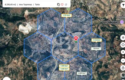 YUKARIOKÇULAR'DA *GES VE TARIMA* UYGUN 6 DÖNÜM SATILIK TARLA