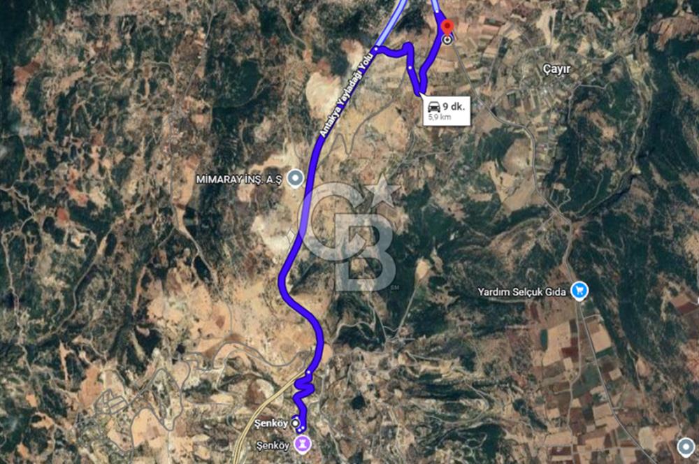 YUKARIOKÇULAR'DA *3.797 M2* ÇİFT ASFALT CEPHELİ-SATILIK TARLA