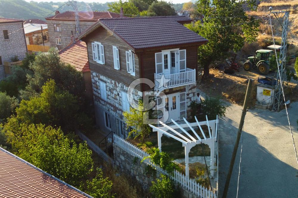 Çanakkale Ayvacık Süleymanköy Taş & Ahşap Müstakil Bahçeli Villa