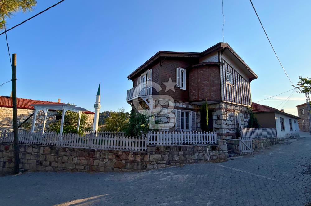 Çanakkale Ayvacık Süleymanköy Taş & Ahşap Müstakil Bahçeli Villa