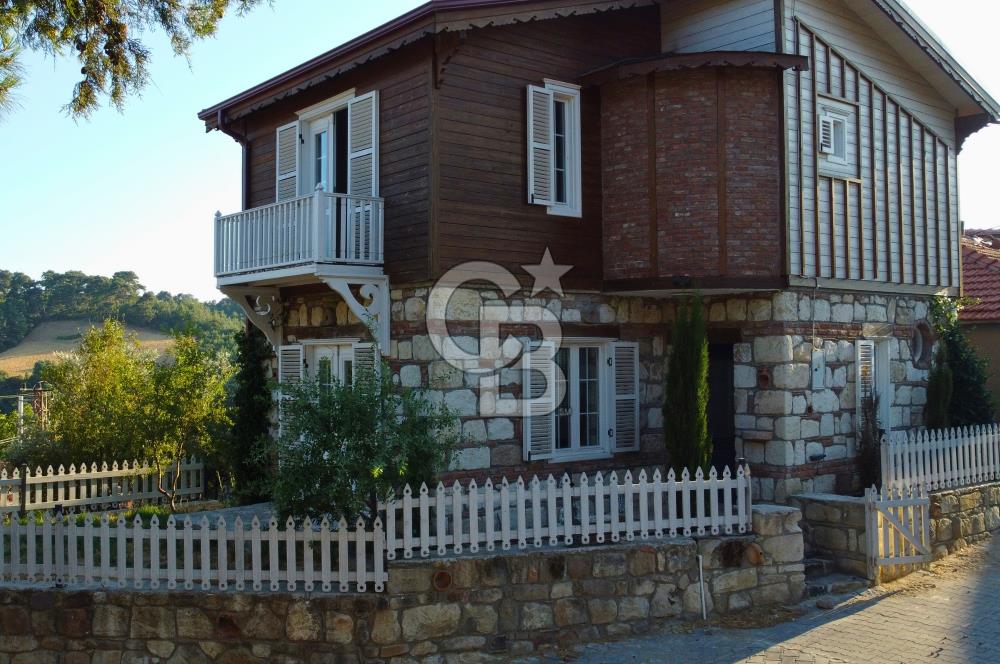 Çanakkale Ayvacık Süleymanköy Taş & Ahşap Müstakil Bahçeli Villa
