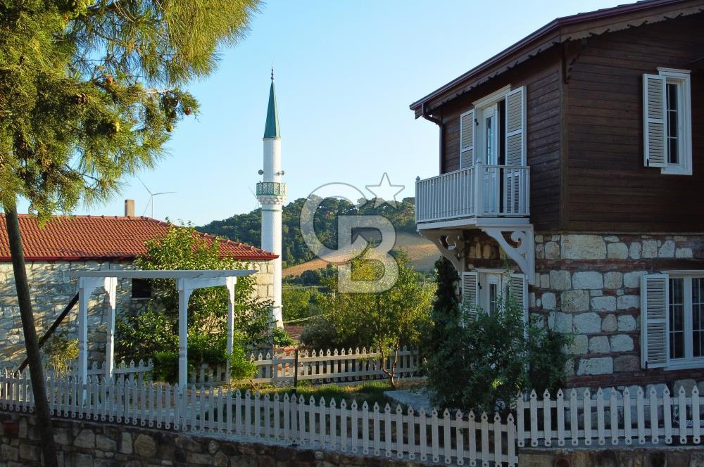 Çanakkale Ayvacık Süleymanköy Taş & Ahşap Müstakil Bahçeli Villa
