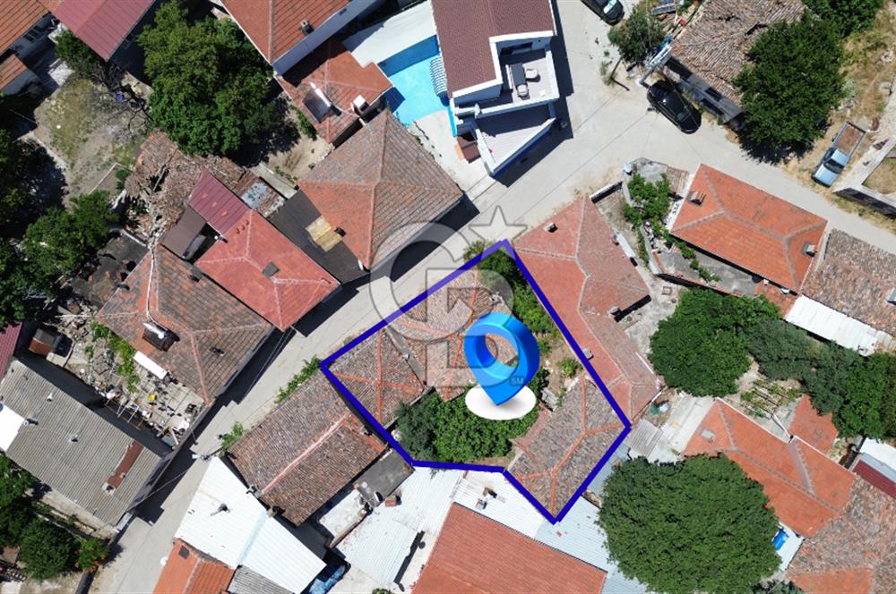 Çanakkale Lapseki Kangırlı'da Satılık 249 m² Arsa ve Eski Ev