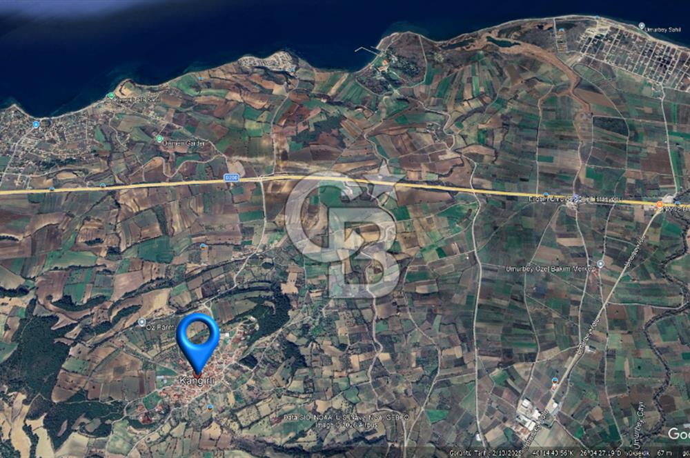 Çanakkale Lapseki Kangırlı'da Satılık 249 m² Arsa ve Eski Ev