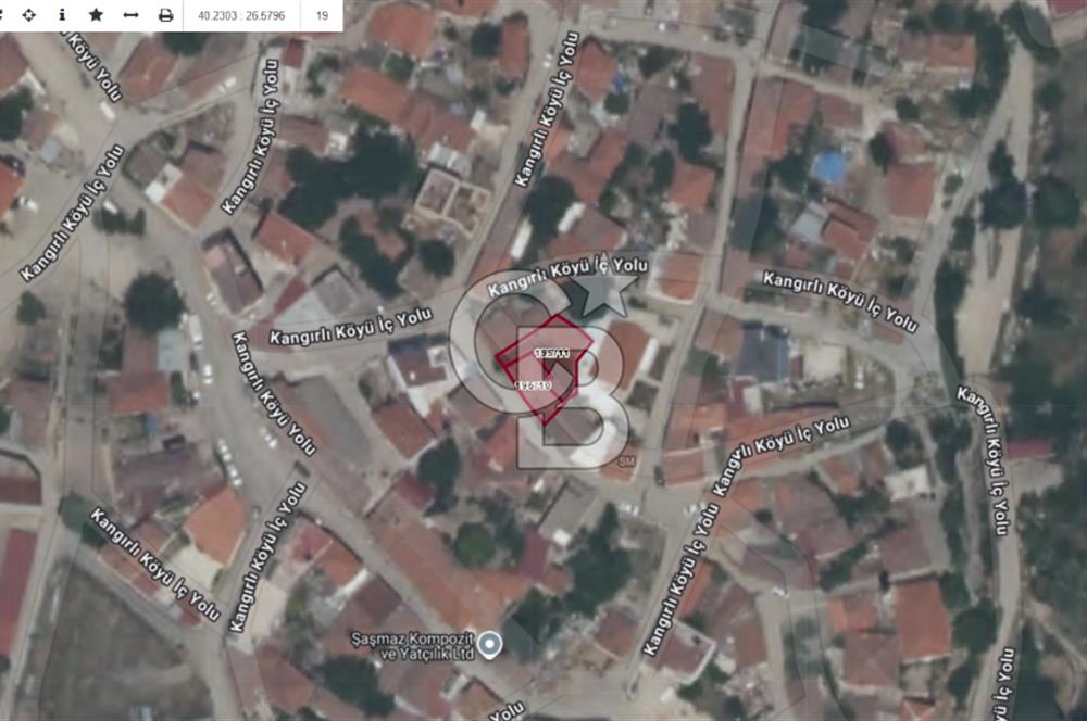 Çanakkale Lapseki Kangırlı'da Satılık 249 m² Arsa ve Eski Ev
