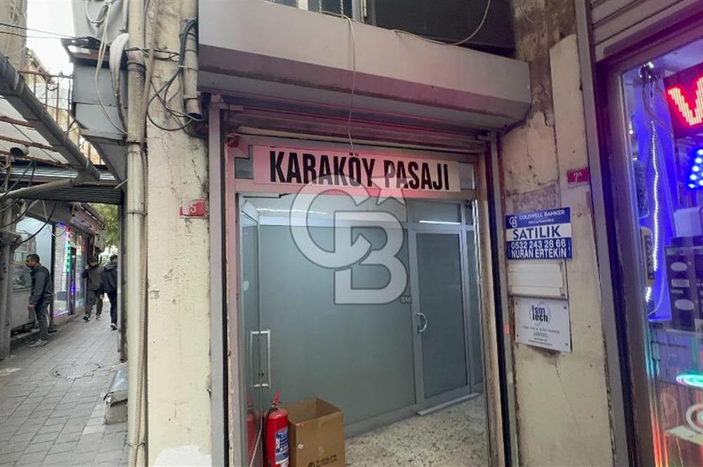 KEMANKEŞ'DE KARAKÖY PASAJ'INDA 5.KAT 20M2  DÜKKAN