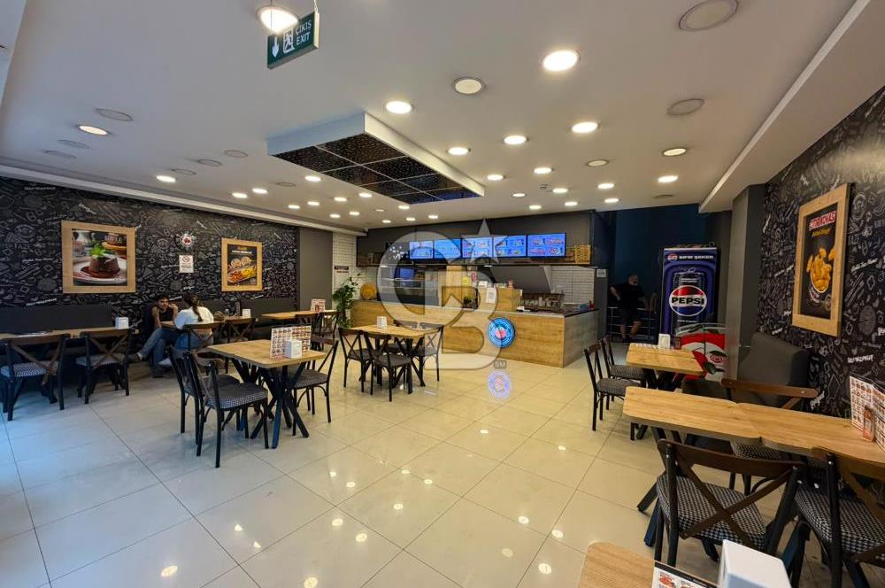 Devren Kiralık Restoran: 280m², Ana Cadde Cepheli, Tam Donanımlı
