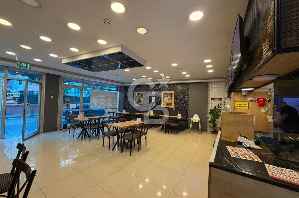 Devren Kiralık Restoran: 280m², Ana Cadde Cepheli, Tam Donanımlı