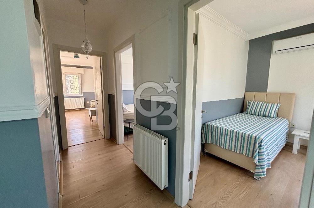  Alaçatı Hacımemişte Tek Müstakil Havuzlu 3+1 Kiralık Taş Villa