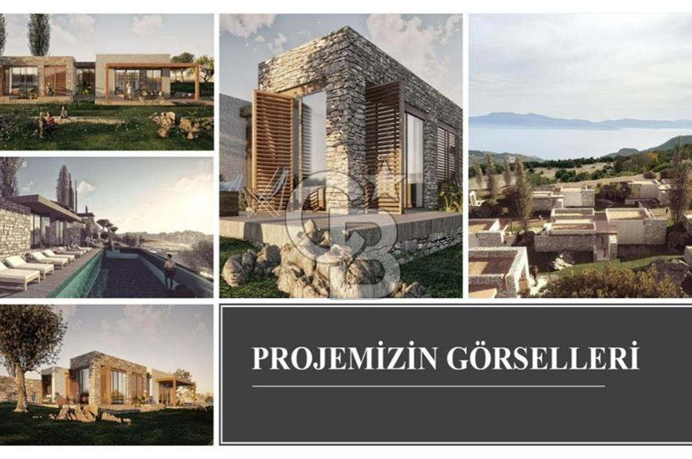 ASSOS BADEMLİ KÖYÜNDE "ASSOS MARE" SİTESİNDE SATILIK VİLLA