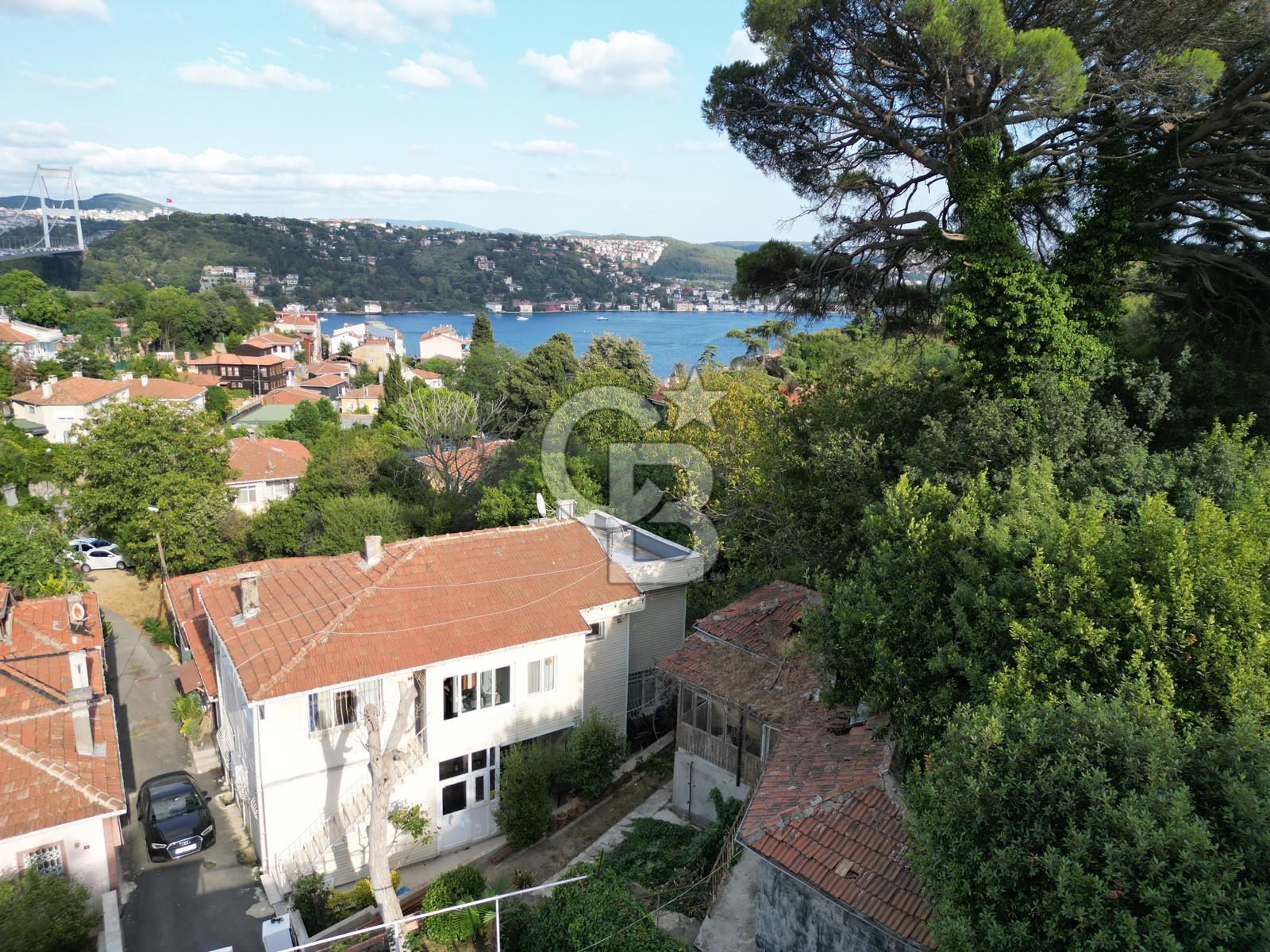 Sarıyer Rumeli hisar da Boğaziçi ön görünümlü satılık arsa