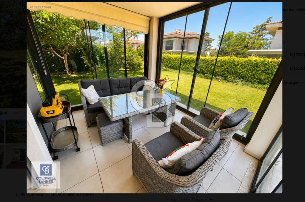 Urla İçmeler'de Eşyalı, Bahçeli, Deniz Yakını Villa