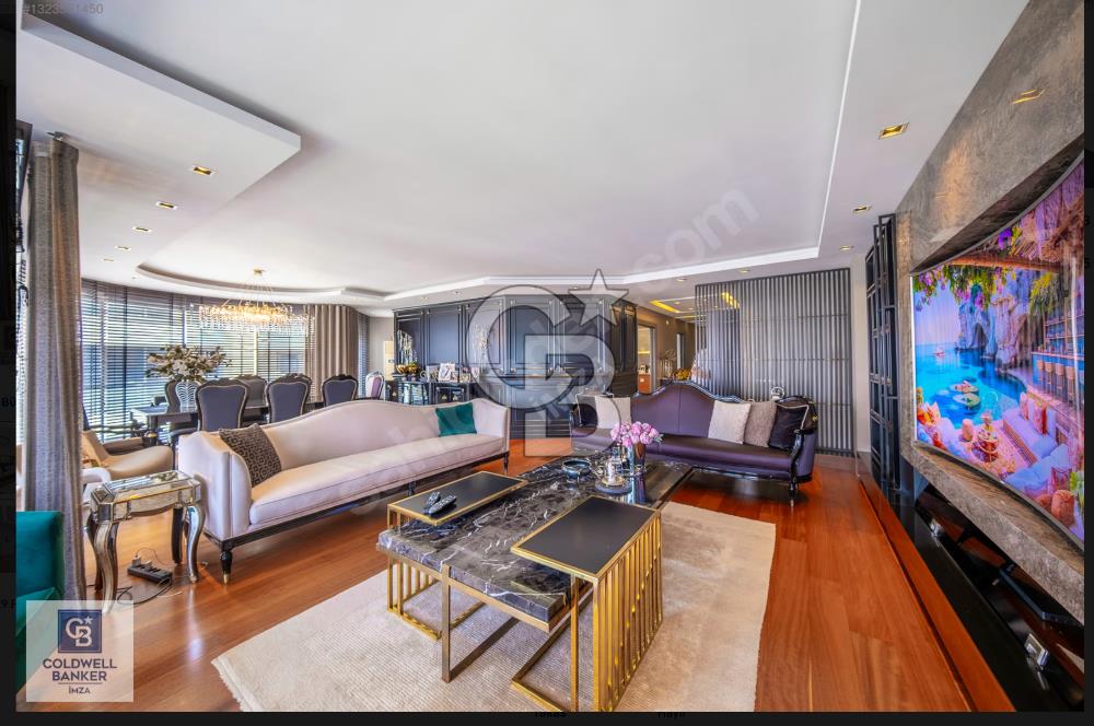Narlıdere Palma Residence'da Deniz Manzaralı, Prestijli 4+1