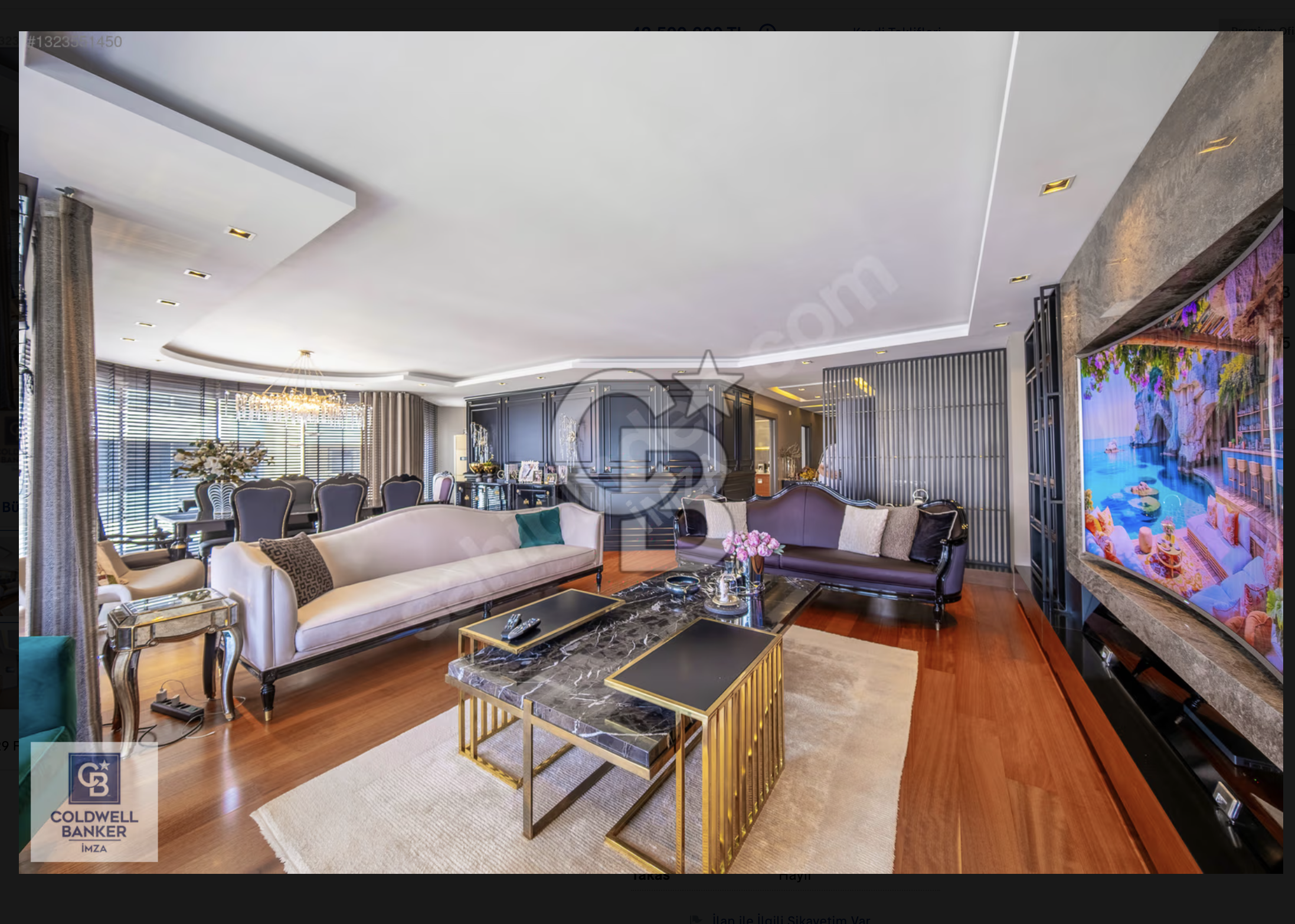 Narlıdere Palma Residence'da Deniz Manzaralı, Prestijli 4+1