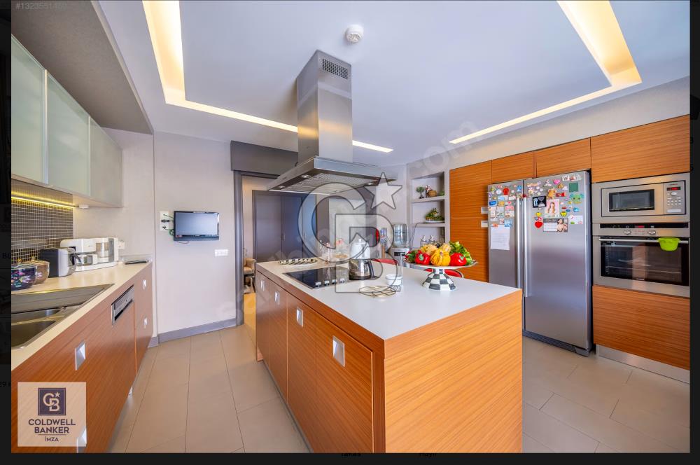 Narlıdere Palma Residence'da Deniz Manzaralı, Prestijli 4+1