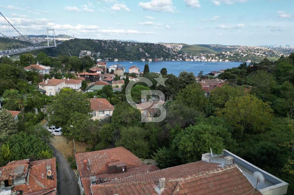 Sarıyer Rumeli hisar da Boğaziçi ön görünümlü satılık arsa