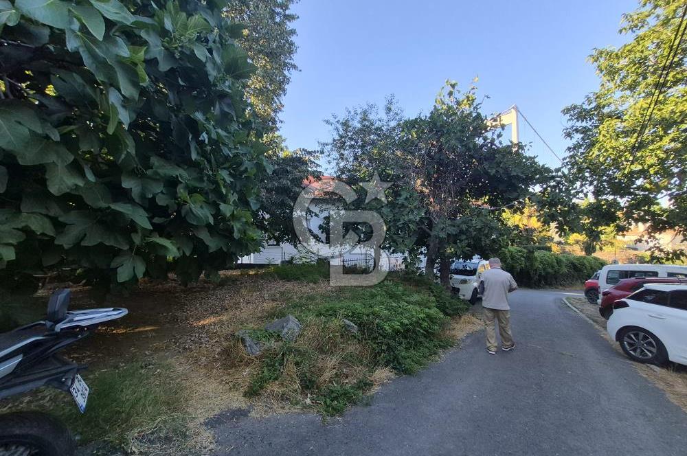 Sarıyer Rumeli hisar da Boğaziçi ön görünümlü satılık arsa