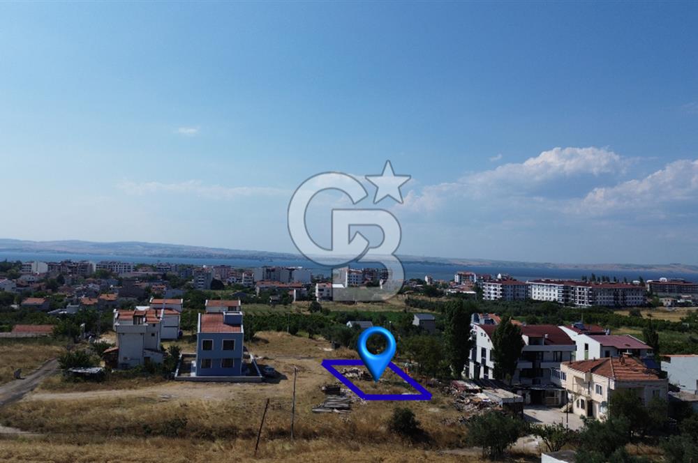 LAPSEKİ ÇARDAK'TA DENİZ MANZARALI İMARLI SATILIK ARSA
