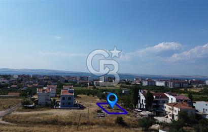 LAPSEKİ ÇARDAK'TA DENİZ MANZARALI İMARLI SATILIK ARSA
