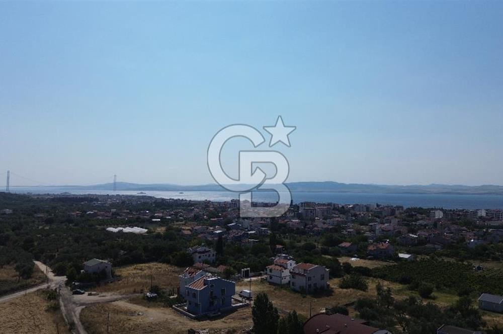 LAPSEKİ ÇARDAK'TA DENİZ MANZARALI İMARLI SATILIK ARSA