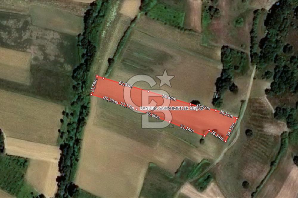 KOCAELİ KANDIRA SARIAHMETLERDE 5745 m² SATILIK TARLA