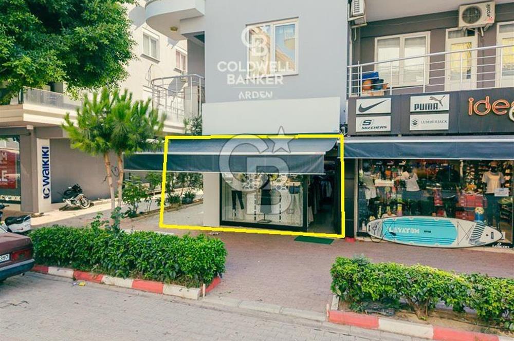 CB ARDEN'DEN ANTALYA DEMRE MERKEZDE ANA CADDE ÜZERİ SATILIK DÜKKAN