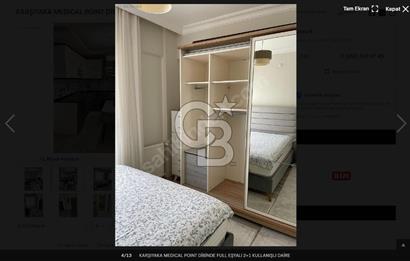Karşıyaka Medical Poınt Yanında, Eşyalı 2+1 Kiralık Daire