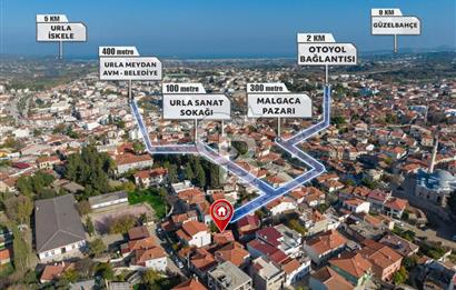 URLA SANAT SOKAĞINDA RENOVE EDİLMİŞ SATILIK TAŞ EV