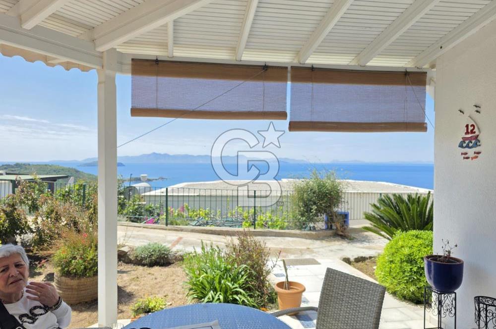 BODRUM GÜMÜŞLÜK KARDAK EVLERİ' nde DENİZ MANZARALI 3+1 VİLLA