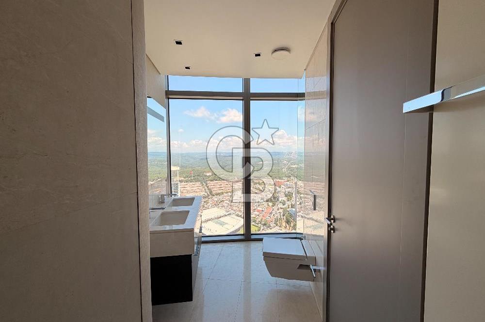 SPINE TOWER MASLAK YÜKSEK KAT BOĞAZ MANZARALI 2+1 SATILIK DAİRE