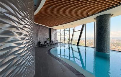 SPINE TOWER MASLAK YÜKSEK KAT BOĞAZ MANZARALI 2+1 SATILIK DAİRE