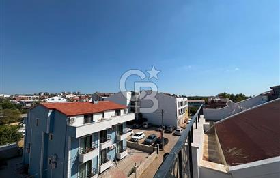 Geyikli'de Bozcaada Feribotuna 1 Km|2+1 Çatı piyes dubleks daire