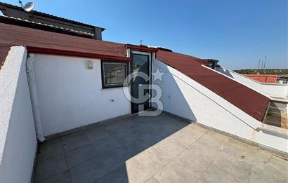 Geyikli'de Bozcaada Feribotuna 1 Km|2+1 Çatı piyes dubleks daire