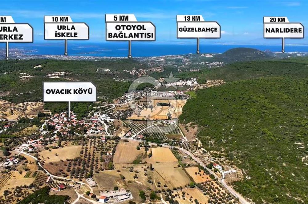 Urla Ovacık'ta 33 Dönüm Tarla Satılık