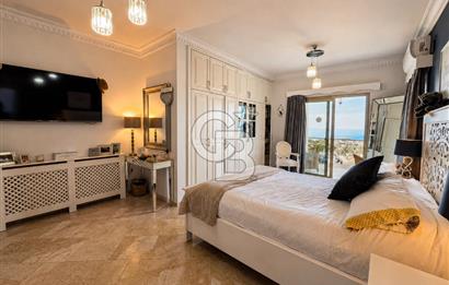 Kıbrıs Girne Karşıyaka'da Deniz Manzaralı Satılık Lüks Villa