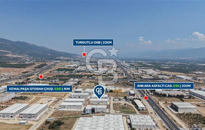 Kemalpaşa'da Üretime & Depolamaya Uygun 1740 m2 Kiralık Fabrika 