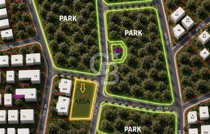 GÜMÜŞTEPE VİLLA İMARLI ARSA-KÖŞE PARSEL -3 TARAFI PARK ALANI -
