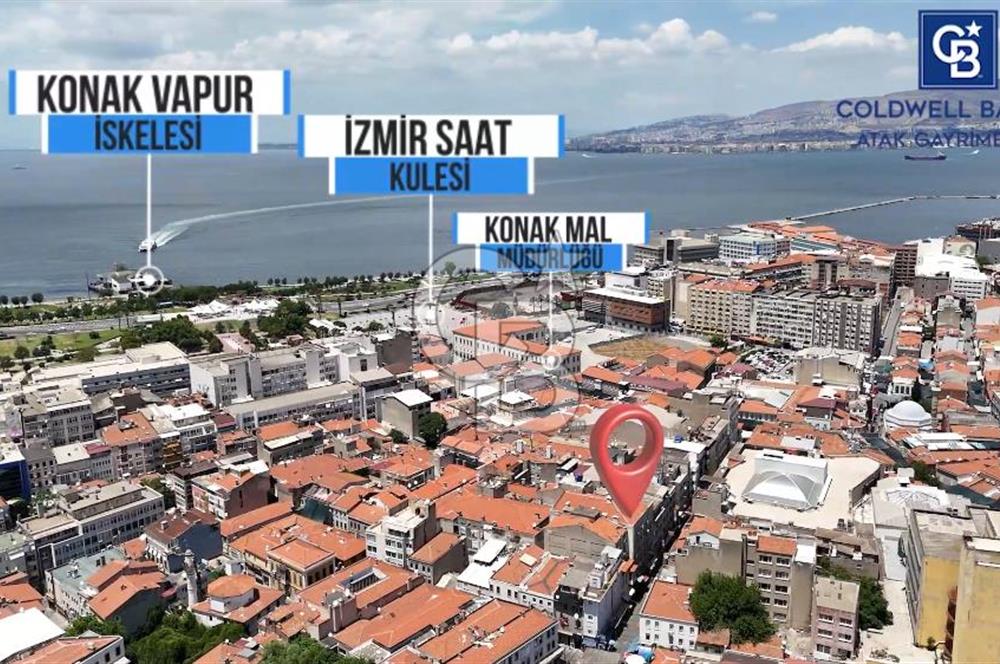 Konak Fevzi Paşa'da Satılık 14 Dükkanlı İş Hanı