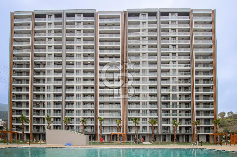 Manisa Meydan Sitesi Havuz Cephe Kiralık 1+1 Daire